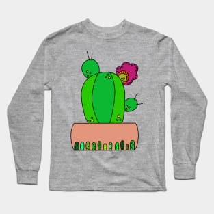 Cute Cactus Design #41: The Pretty Cactus Long Sleeve T-Shirt